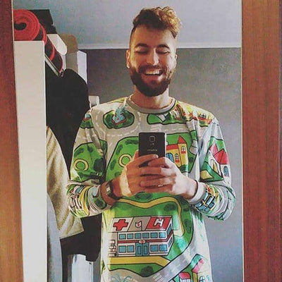 Auto-Teppich-Stadt-Sweatshirt