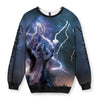 Lightning on sale cat sweatshirt