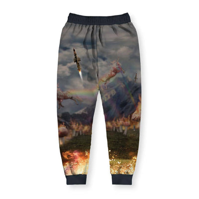 Rainbow Unicorn Kim Jong Un Men's Joggers