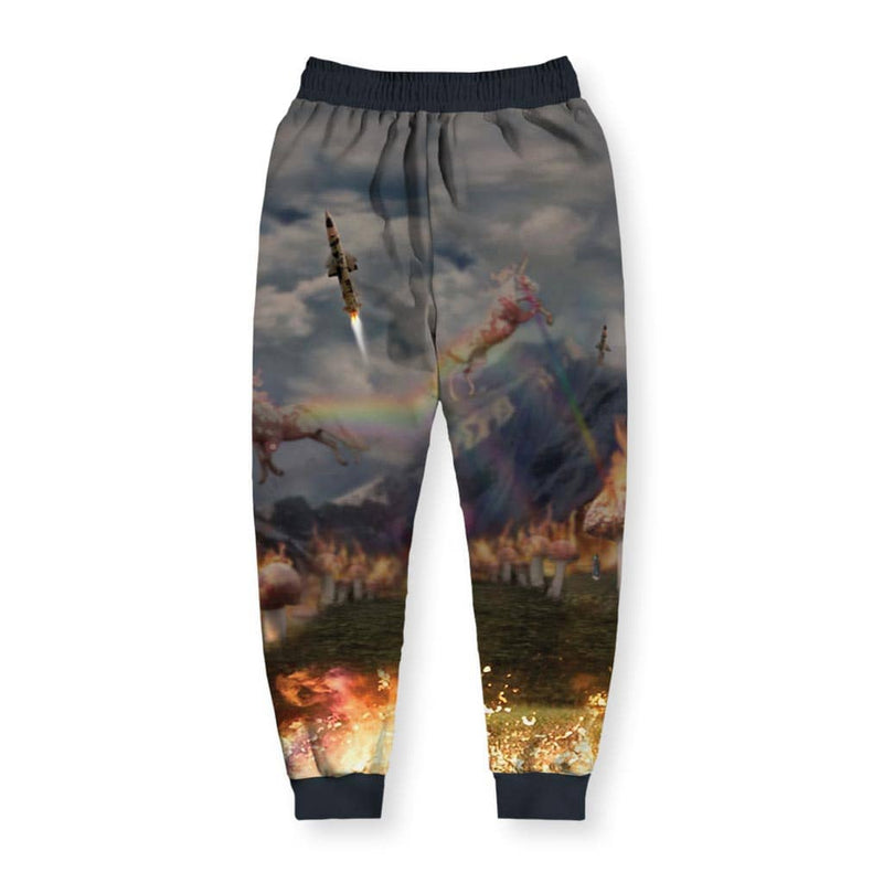 Rainbow Unicorn Kim Jong Un Men's Joggers