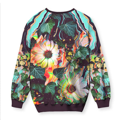 Floral Glitch Sweatshirt