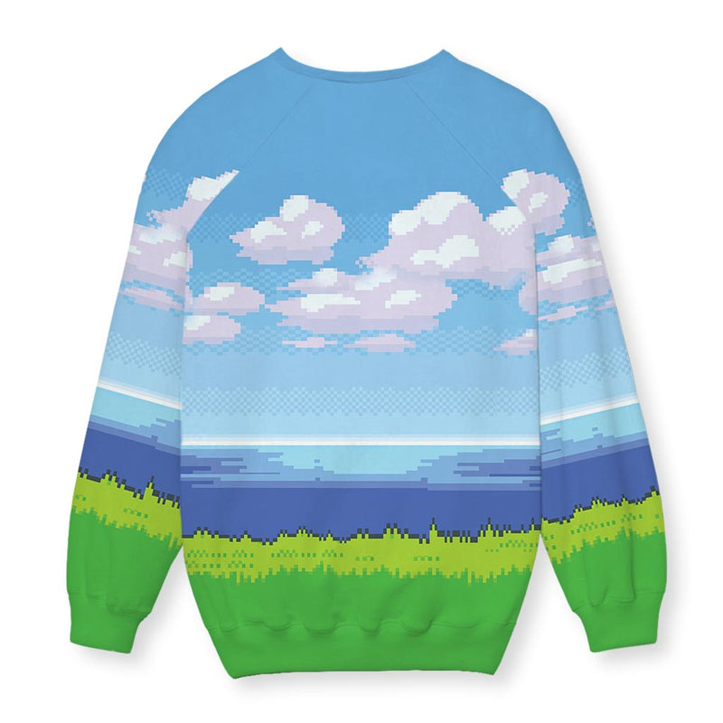 8-Bit Ocean Sweatshirt
