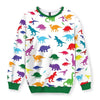 Sweat-shirt à imprimé dinosaure