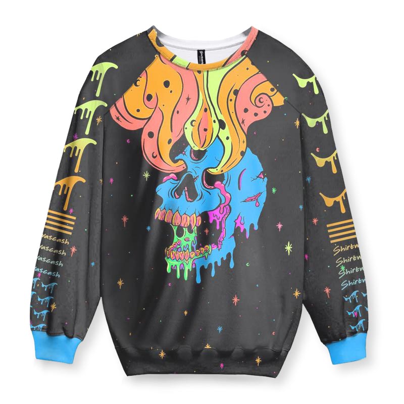 Skelly Space Drip Sweatshirt