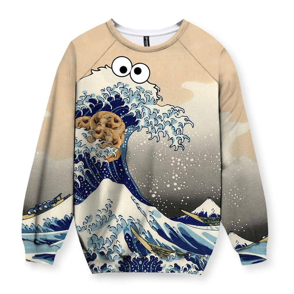 Through6 Shirtwascash - Cookie Wave Men's T-Shirt Velvet / M