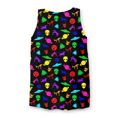 UFO Print Men's Tank