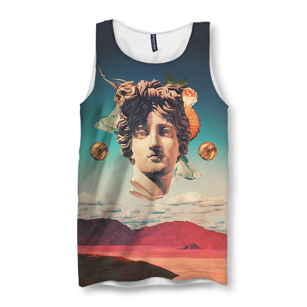 Vaporwave Goddess Men's Tank