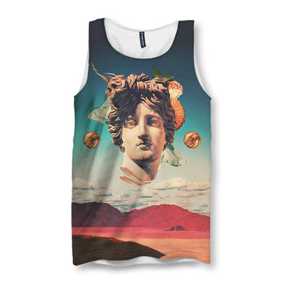 Vaporwave Goddess Men's Tank