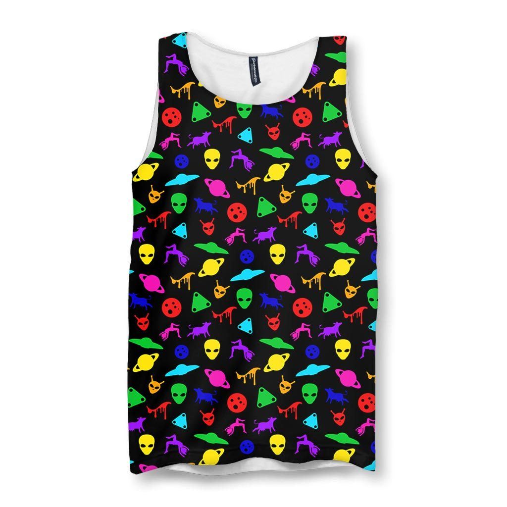 UFO Print Men's Tank