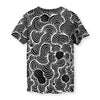 Color Wash Black & White Men's T-Shirt
