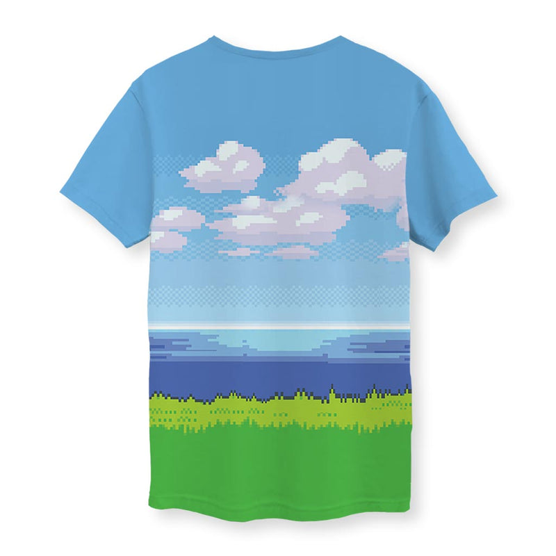 8-Bit Ocean Men's T-Shirt