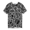 Color Wash Black & White Men's T-Shirt