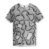 Color Wash Black & White Men's T-Shirt