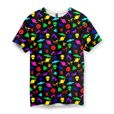 UFO Print Men's T-Shirt