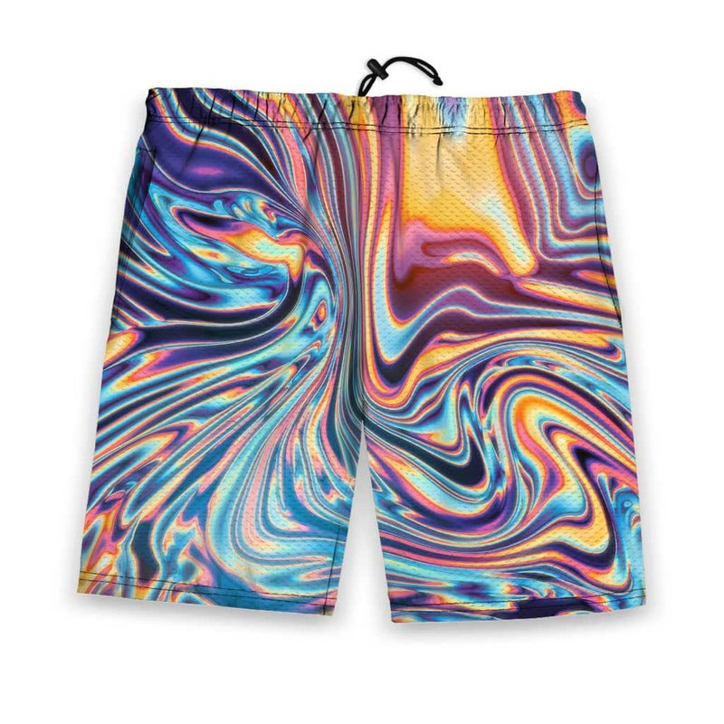 Metallic Flow Men's Gym Shorts