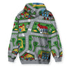 Auto-Teppich-Stadt-Hoodie
