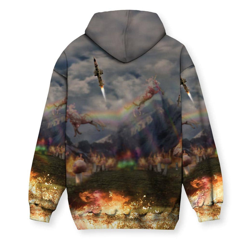 Rainbow Unicorn Kim Jong Un Hoodie