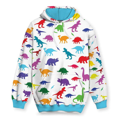 Dino Print Hoodie