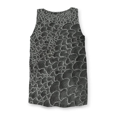 SCRIBBLEWAVE - Black & White Men's Tank