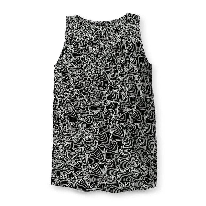 SCRIBBLEWAVE - Black & White Men's Tank