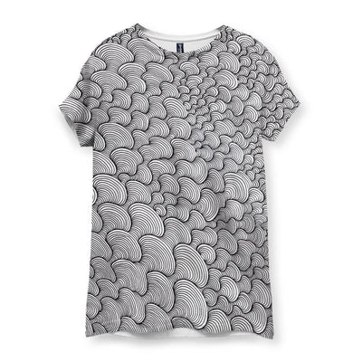 SCRIBBLEWAVE - Black & White Women's T-Shirt