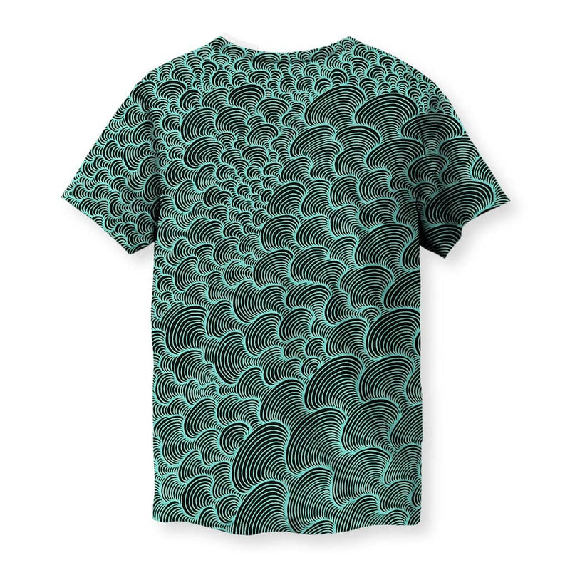 SCRIBBLEWAVE - Green Men's T-Shirt