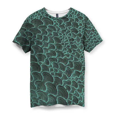 SCRIBBLEWAVE - Green Men's T-Shirt