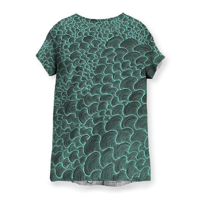SCRIBBLEWAVE - Green Women's T-Shirt