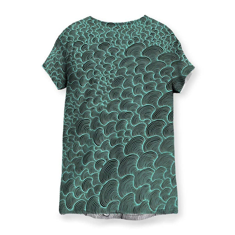 SCRIBBLEWAVE - Green Women's T-Shirt