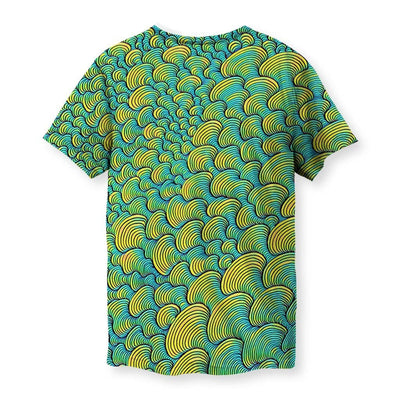 SCRIBBLEWAVE - Green Men's T-Shirt