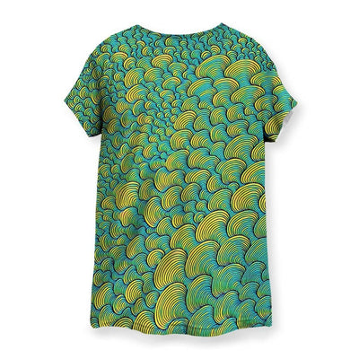 SCRIBBLEWAVE - Green Women's T-Shirt