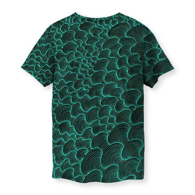 SCRIBBLEWAVE - Green Men's T-Shirt