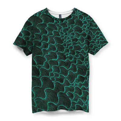 SCRIBBLEWAVE - Green Men's T-Shirt