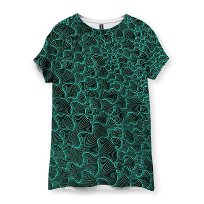 SCRIBBLEWAVE - Green Women's T-Shirt