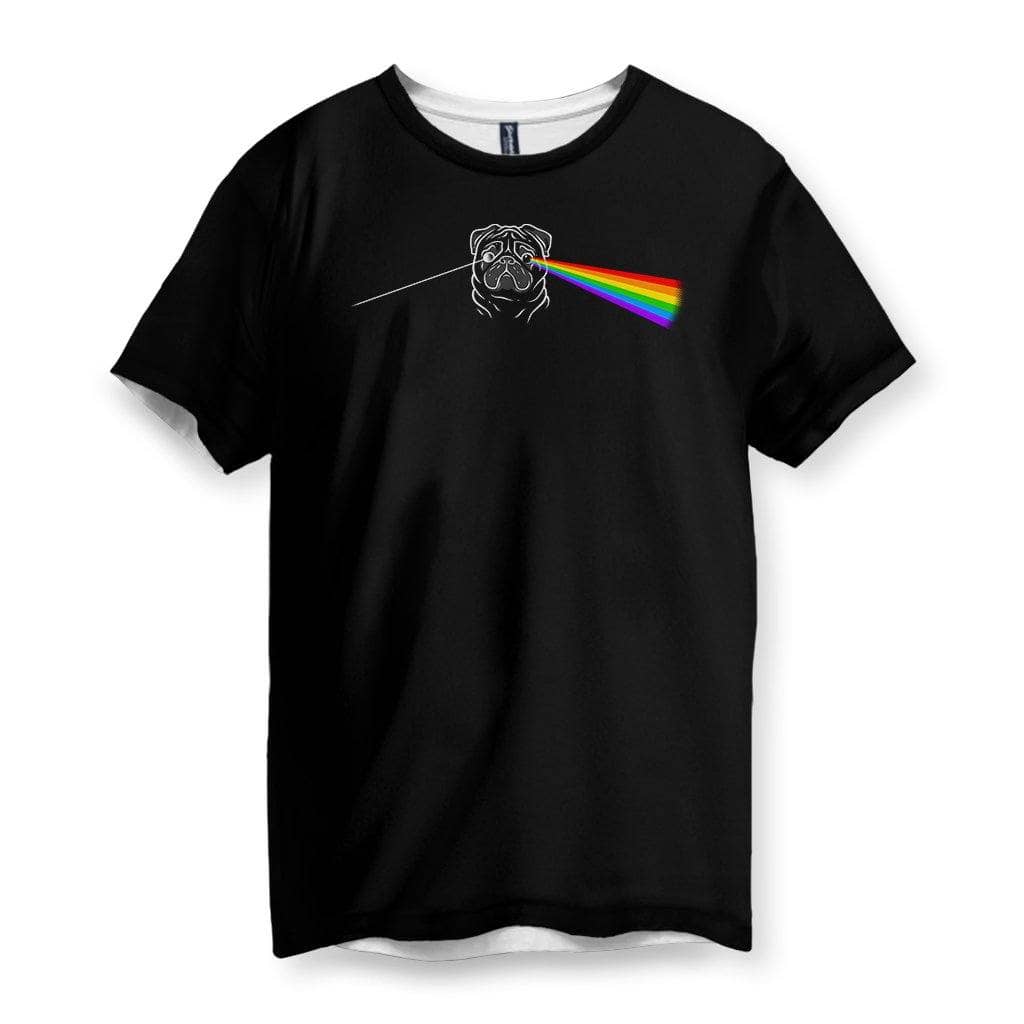 Dark Side Of The Pug Herren T-Shirt