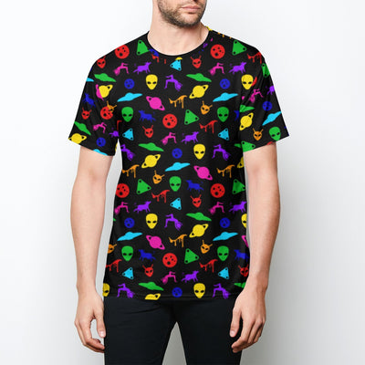 UFO Print Men's T-Shirt
