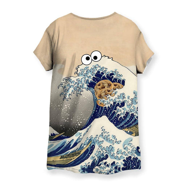 Through6 Shirtwascash - Cookie Wave Women's T-Shirt XL