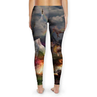 Rainbow Unicorn Kim Jong Un Women's Leggings