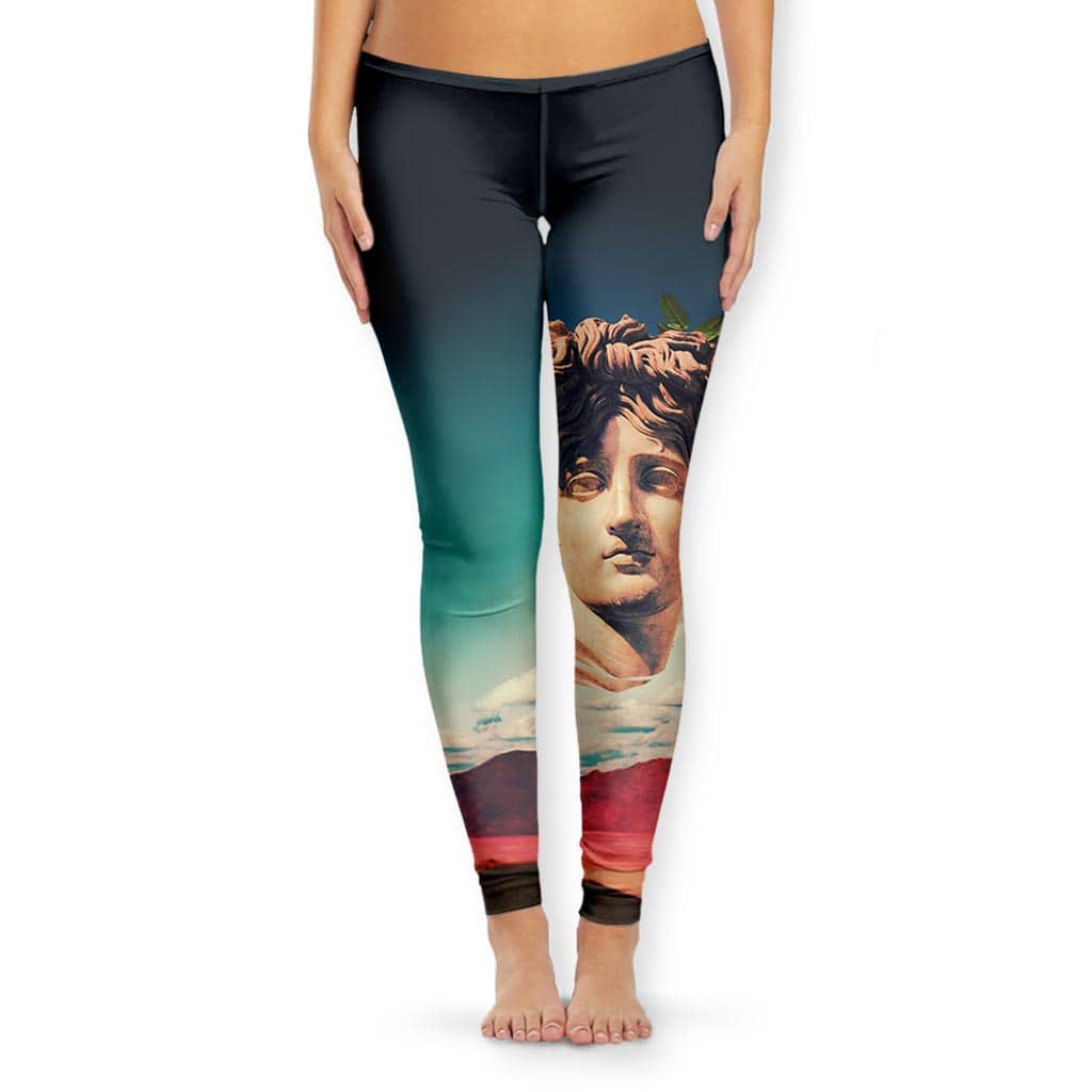 Vaporwave Goddess Women's Leggings
