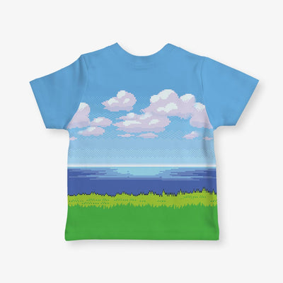 8-Bit Ocean Kid's T-Shirt